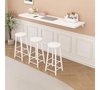 Floating Foldable Table Modern Home Office Fold Up Table Desk Wall Mounted Folding Computer Desk Space-Saving Easy To Assemble For Kitchen Laundry Room Restaurant Study Rooms.
