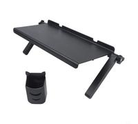 Floating for media Shelf 13 Inch Adjustable Height Black Floating | Adjustable height design, fits most flat screens, holds cable boxes, routers, and streaming devices securely