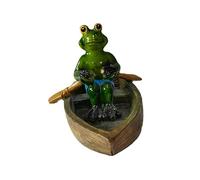 Floating Frogs Resins Miniature Figurine Waterproof Outdoor Decors For Garden Pond Patios Or Home Desktop Display Gift Weather Resistant Garden Frogs