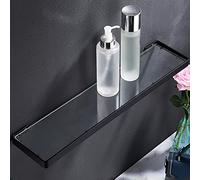 Floating Glass Shower Caddy - Multifunctional Storage Rack for Bathroom Essentials, Cosmetics, and Toiletries - Stylish Organizer