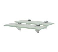 Vidaxl Floating Shelves 2 Pcs Glass 30X10 Cm 8 Mm