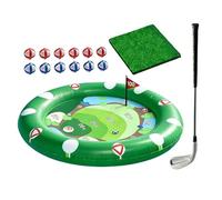 Floating Golf Pool Game - Inflatable Water Sport Set, Summer Backyard Play Kit with Balls, Kids Target Challenge Toy | Portable Family Recreation During Camping Vacation Beach Party