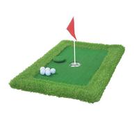 Floating Golf Putting Green - Inflatable Chipping Target Game, Putting Practice Mat By The Pool | Portable Floating Chipping Green Lake Golf Green, Training Aid For Swimming Pools In The Water For