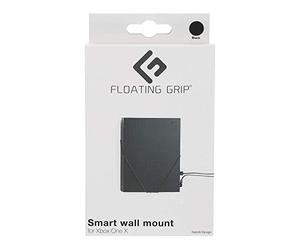 FLOATING GRIP® Wall Mount for XBOX One X. Color: BLACK. 1x Mount for XBOX One X. Storage your XBOX on the wall right next to your TV or hide it behind. Produced in Europe since 2014