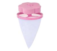 Floating Hair Filtering Mesh Removal Catch Lint Washing Cleaning Machine Pet Fur Trap Dirty Collection Bag Laundry Balls High-Efficiency Cleaning(Pink)