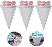 Floating Hair Filtering Mesh Removal, Upgrade Pet Hair Remover for Laundry Lint Catcher for Washing Machine Wool Device, Reusable Washer, Hair Catcher Cleaning Mesh Bag for Dog Cat (Pink)