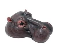 Floating Hippo Head - Pond Ornament Floating Sculpture, Resin Outdoor Hippo Decoration, Garden Landscape Decor | Courtyard Yard Gardens Patio for Courtyard Yard Patio
