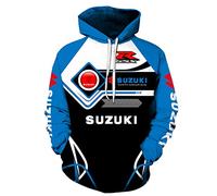 FLOATING Hoodie Men's SU.ZU.KI Sweatshirt, Long Sleeve Pullover Sport Lightweight Tops with Pocket-A||XL