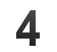 Floating House Number Large Door Number Stainless Steel House Numbers Made of solid 304 Stainless Steel Floating Appearance Address Numbers 6in/15.3cm(4)