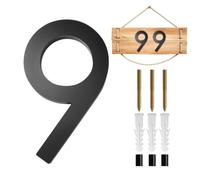 Floating House Numbers 3D Floating Black Address Numbers