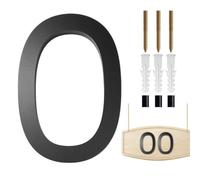 Floating House Numbers Modern Address Numbers Acrylic Black Floating 3D