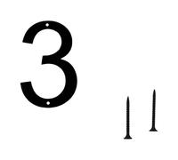 Floating Houses Number Outside Metal for Outdoors Black Coated Rusts Proof Home Address Numbers/Plaques Metal for Outdoors