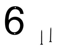Floating Houses Number Outside Metal for Outdoors Black Coated Rusts Proof Home Address Numbers/Plaques Metal for Outdoors