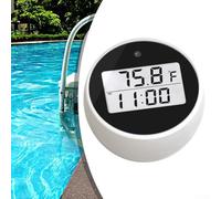 Floating Ice Bath Thermometer with Auto Timer, Alarm & Waterproof ABS Design for Cold Water Therapy, Winter Swimming, and Post-Workout Recovery - Measures