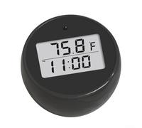 Floating Ice Bath Timer With Waterproof Thermometer For Cold Plunge Bright HD LED Display And Dual Temperature Units(Black)