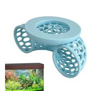 Floating Interactive Feeder - Betta Tunnel, Shrimp Tube Shelter Resting Cave for Catfish Clown Crab Dwarf Shrimp Reptile, Aquatic Breeding Play | Freshwater Saltwater Aquarium Decor