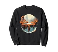 Floating Island Fantasy Surreal Landscape Sweatshirt