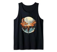 Floating Island Fantasy Surreal Landscape Tank Top