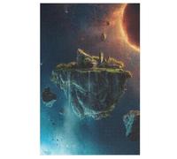 Floating Island Jigsaw Puzzles for Adults 1000 Piece Wooden Puzzle for Kids Challenging Game 78×53cm