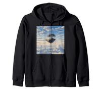 Floating Island Tree In Clouds Fantasy Landscape Zip Hoodie