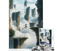 Floating Islands Leap Jigsaw for Adults1000 Pieces Great Gifts for Games Hand Speed Race AntiStress Toys for And from 14 Years And over (50x75cm)