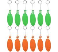 Floating Keychains Set of 12, Surfboard Key Pendants Assorted Colors A