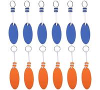 Floating Keychains Set of 12, Surfboard Key Pendants Assorted Colors B