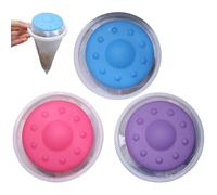 Floating Laundry Hair Catcher 3PCS UFO-Style Pet Hair Remover for Laundry Reusable Lint & Furs Collector with Fine Mesh for Top Load Washers