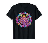 Floating Lava Volcano Tropical Island Vibe T-Shirt