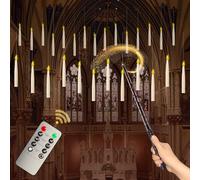 Floating LED Candles, Flameless Electirc Hanging LED Magic Candles, with Remote Control, for Home, Party, Christmas, Halloween Decorations (12)