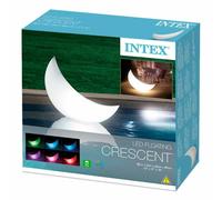 Floating LED Crescent Moon Lamp White Inflatable 135x43x89cm Waterproof RGB USB