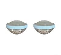 Floating LED Pool Light 10.7cm IP67 8 Modes Floating LED Pool(Two) | 360-degree uniform glow, 8 dynamic modes, IP67 , fits pools and tubs, for battery operated