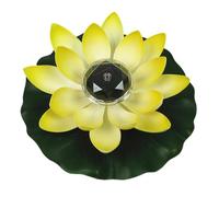 Floating Lights Solar Powered Floating Water Lily Light LED Solar Garden Lantern for Ponds Pools IP65 Waterproof Decorative with Light Sensor Outdoor Solar Flower Lantern for Backyard Fountain