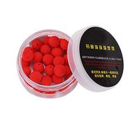 Floating Lure, 30Pcs/Lot Carp Fishing 10/12mm Foam Pop Up Soft Pellets Baits Fishing Bait Eggs(Red(Strawberry) 10MM)