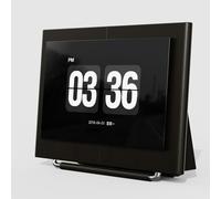 Floating Lyrics Speaker with Digital Photo Album and Clock, 14 Backgrounds & 8 Effects, Rechargeable for Home and Office Decor