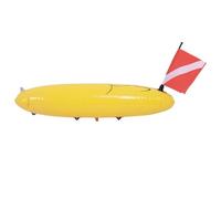 Floating Marker Buoy - Inflatable Signal, 86cm Beacon For Diver Location, High Visibility Craft With Warning Emblem, Water Accessory, Safety Device For Excursions, Swimming, Surfing And Training