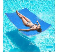 Floating Mat, Lily Pad Floating Mat, Floating Pad for Lake, 3-Layer Tear-Resistant XPE Foam for Boat, Beach, Ocean, Pool, Lake,Blue,4.5m x 0.9m x 3.3cm