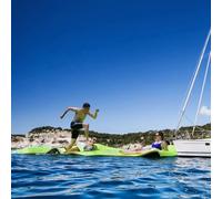 Floating Mats, XPE Foam Water Mat,Suitable Floating Lily Pad for Water Recreation on Pool, Beach, Ocean, Lake,Green,550x90x 3.3cm