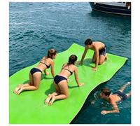 Floating Mats, XPE Foam Water Mat,Suitable for Adult And Pets Or Multiple Users, Floating Lily Pad for Water Recreation on Pool, Beach, Ocean, Lake,Green,450x180x 3.3cm