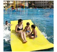 Floating Mats, XPE Foam Water Mat,Suitable for Adult And Pets Or Multiple Users, Floating Lily Pad for Water Recreation on Pool, Beach, Ocean, Lake,Yellow,300x150x3.3cm