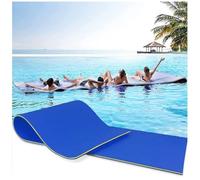 Floating Mats, XPE Foam Water Mat with Unlimited Fun, Suitable for Adult And Pets Or Multiple Users, Floating Lily Pad for Water Recreation on Pool, Beach,Blue,2.5 m x 0.9m x 3.3cm