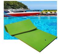 Floating Mats, XPE Foam Water Mat with Unlimited Fun, Suitable for Adult And Pets Or Multiple Users, Floating Lily Pad for Water Recreation on Pool,Green,500x90x 3.3cm
