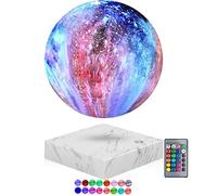 Floating Moon Lamp, Galaxy Lamp 16 Colors 3D Star Night Light, Magnetic Levitation & Spinning in Air Freely, Cool Desk Lamps, High Tech Birthday Gifts, Office Room Decor Gadgets