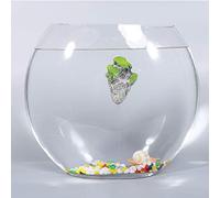 Floating Moss Aquarium Fish Tank Suspended Stone Decoration for Beautiful Scenery for Eco-Friendly Fish Enthusiasts Made of Resin (Levitation (small size))