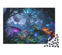 Floating Mountains 1000 Piece Jigsaw Puzzle Recycled Paper Alien Forest Puzzles for Elderly Fun And Challenging Family Game Perfect for Holiday Blessings 38x26cm/1000pcs