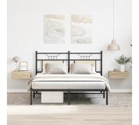 Vidaxl Floating Nightstands 2 Pcs Sonoma Oak 40X30X15 Cm Engineered Wood