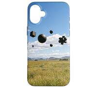 Floating Objects Sky Surreal Landscape Mystery Graphic Case for iPhone 16 Plus