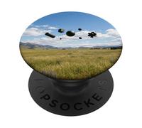 Floating Objects Sky Surreal Landscape Mystery Graphic PopSockets Adhesive PopGrip