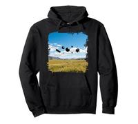 Floating Objects Sky Surreal Landscape Mystery Graphic Pullover Hoodie