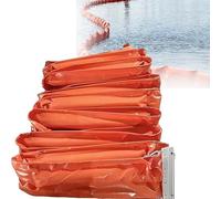 Floating Oil and Debris Containment Barrier, Customizable Length for Water Surface Cleanup